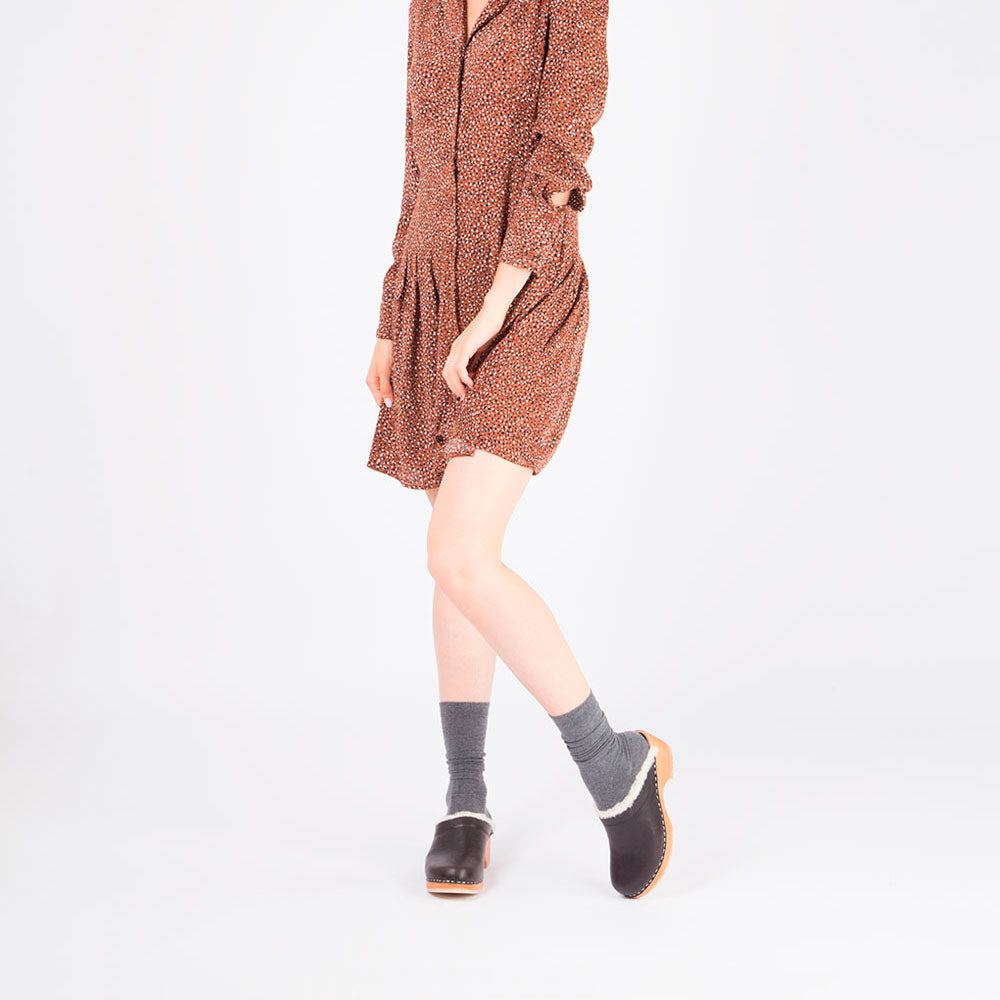Shearling Clogs and Clog Boots for Winter Season
